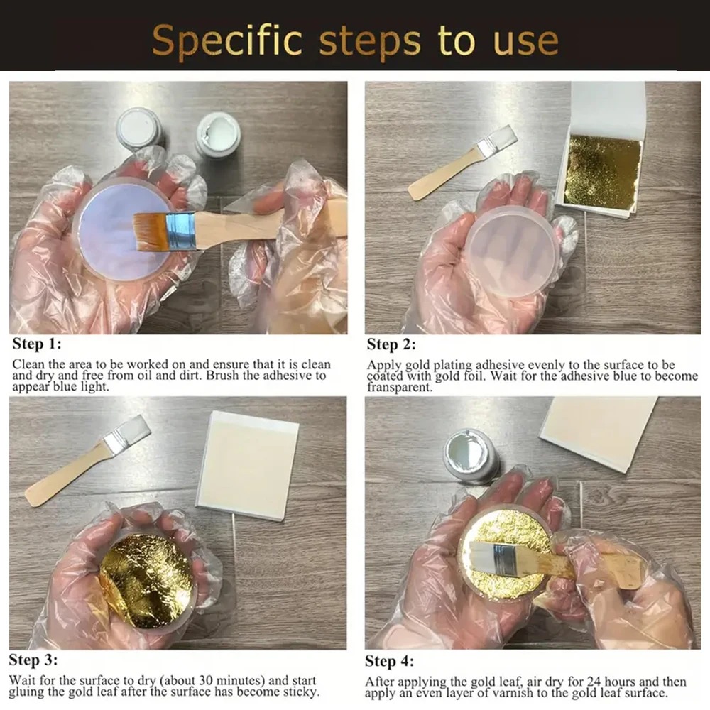 100ml/200ml Golden Leaf Gildin - Woodworking Resin ulasan dan harga